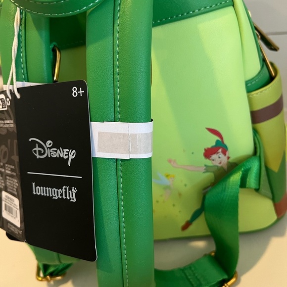 Peter Pan & Tinkerbell Cosplay Backpack & Coin Purse NEW LE Loungefly Disney - Picture 11 of 12